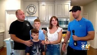 Refugee family from Ukraine gets special surprise