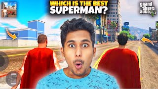 SUPERMAN VS GTA SUPERMAN😮😮| Indian bike driving 3d X GTA V