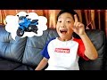 Car Toy for Kids Unboxing Power Wheels Bike Assembly & Test Drive