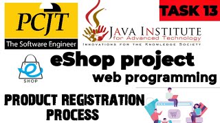 Web Project Task 13| java institute | 1st Year | e shop @javainstituteforadvancedte1415