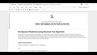 Iris Species Prediction using Decision Tree Algorithm