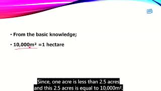 How To Convert One Acre To Square Meters? Captioned