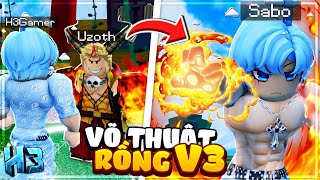 Mình Học VÕ RỒNG V3?? Sức Mạnh DRAGON TALON V3 của SABO Trong Blox Fruit | Roblox