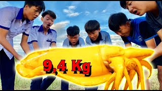 Anh Ba Phải | Lần Đầu Ăn Mực Đại Dương Khổng Lồ - Mừng Giáng Sinh | Giant Ocean Squid