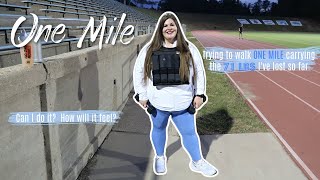 Walking 1 mile for time with the 71 lbs I lost on my 200 lbs  Weight Loss Journey | Can I do it?