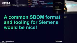 SBOM News and Siemens Standard BOM