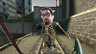 skeleton banging shield in half life