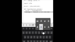 Python ScriptLayer4Android (sl4a) Demo