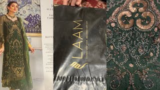 Extremely satisfied unboxing dress order with LAAM ( meeral collection) through Instagram