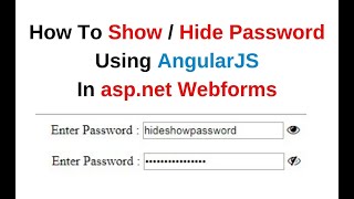 Show And Hide Password With AngularJS In asp.net Webform c#4.6