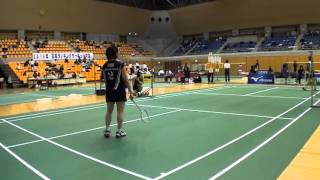 濱崎真衣VS峰歩美（女子シングルス1回戦）