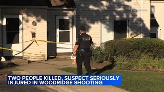 Residents describe gunshots after 2 killed, suspect critically injured at suburban townhome complex