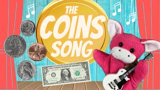 The Coins Song | Penny, Nickel, Dime, Quarter, Dollar Song | Money Song | Math Notes with Rocko