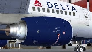 FSX PMDG 737 NGX DELTA Las Vegas to San Diego Full Flight Passenger View