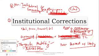 INSTITUTIONAL CORRECTIONS