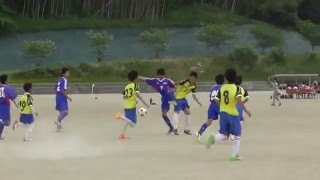 2016.5.15　第６回福岡県ユースU-13サッカーリーグ戦Aパート　宗像セントラル　vs　レオン福岡