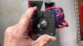 How to wire 16 terminal change over switch for redundant contact rating(wire current limited 75amps)