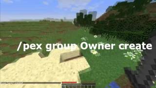 Minecraft Basic group PEX tutorial [Prefix's] [Easy] [Commands]