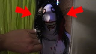 JEFF THE KILLER CAME TO MY HOUSE!! (SCARY)
