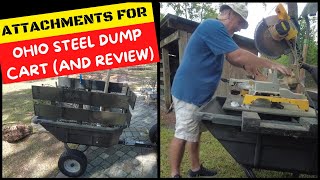 Ohio Steel Dump Cart | Attachments and Review