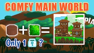 Comfy Main World Only 1 DL | Growtopia World Design