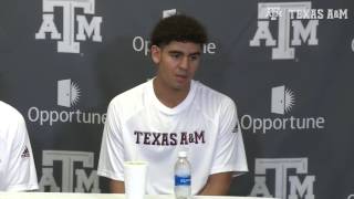 Texas A\u0026M-CC Postgame - Kennedy, Davis, Collins 12.5.16