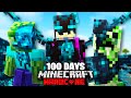 I Survived 100 Days in a SCULK APOCALYPSE in Hardcore Minecraft!