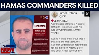 Israel-Hamas war: Airstrike kills Hamas commanders, grandson of founder killed | LiveNOW from FOX