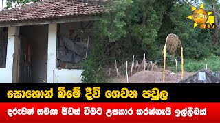 සොහොන් බිමේ දිවි ගෙවන පවුල - දරුවන් සමඟ ජීවත් වීමට උපකාර කරන්නැයි ඉල්ලීමක් - Hiru News