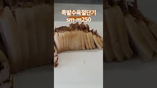 #Shorts 보쌈고기슬라이스 sm-m250 청주식품기계 테스트