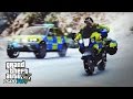 GTA 5 LSPDFR *LIVE* - POLICE MOTORBIKE & SNOW! - The British way #79