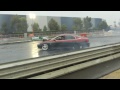 nuttd8 ripping a skid burnout in a oil sooked skid pan while its raining at springnats 2011