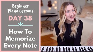 Trick For Memorizing Every Note (Beginner Piano Lessons - 38)