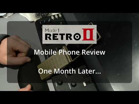 Mode1 Retro II – Teléfono plegable japonés moderno con Android – Revisión de seguimiento + Revisión de la antigua aplicación de teclado T9