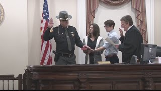 Belmont County swears in new Sheriff James Zusack