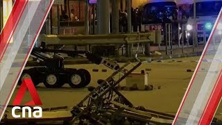 Hong Kong bomb squad robot detonates suspected bomb