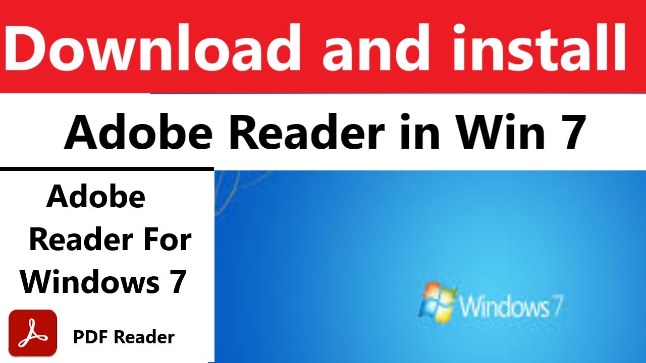 How To Install Adobe Reader On Windows 7 | Download Adobe Acrobat ...