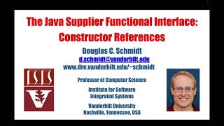 The Java Supplier Functional Interface: Constructor References