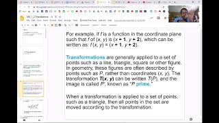 Translations using function notation