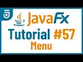 Menu | JavaFX GUI Tutorial for Beginners
