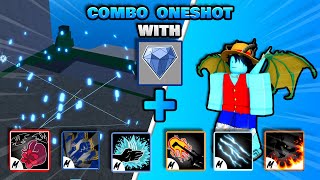 Diamond Rework Combo With All Melee | Blox Fruits update 21