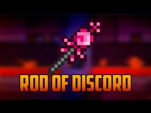 Terraria - Rod of Discord; rare teleportation item Terraria - Rod of Discord; rare teleportation item