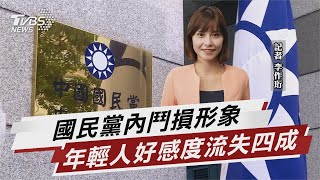 國民黨內鬥 兩個月年輕人好感度流失四成【TVBS說新聞】20230222@TVBSNEWS01