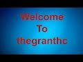 Welcome To TheGrantHC