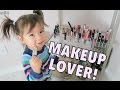 Toddler LOVES Makeup! - DANCEMBER 01, 2014 - itsjudyslife Daily Vlogs