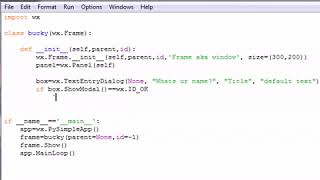 wxPython Programming Tutorial-5 Text Boxes for Input