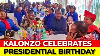 SEE HOW KALONZO ARRIVED TO CELEBRATE HIS BIRTHDAY PARTY AT SKM CENTER