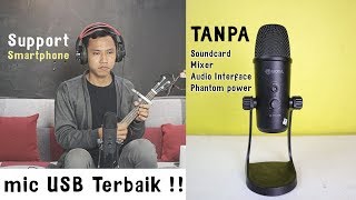 🎤 Mic USB Terbaik !!! bisa buat HP !! ASMR , COVER LAGU , GAMING , PODCAST REVIEW BOYA PM700