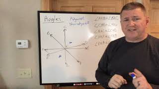 Geometry Adjacent Angles