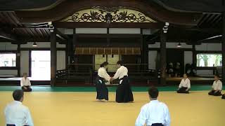 肚を錬る 諸手取り呼吸法 合気道入江道場 研鑽会2022年6月 Aikido Iriedojo Aikikai Kyoto